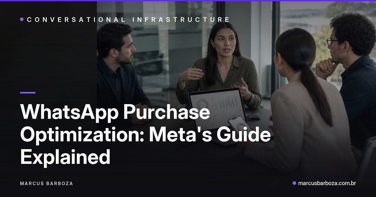 WhatsApp purchase optimization: Meta's guide explained