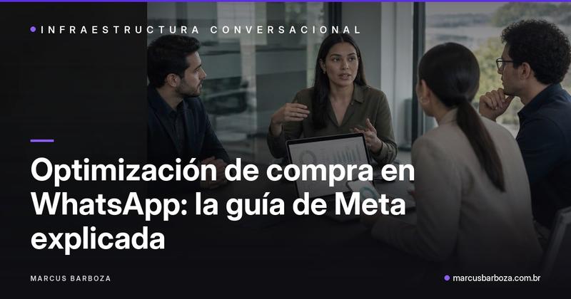 Optimización de compra en WhatsApp: la guía de Meta explicada