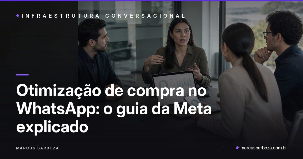 Otimização de compra no WhatsApp: o guia da Meta explicado